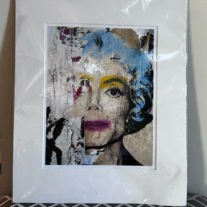 Studio art out of Manhattan NYC modern print Marilyn Monroe Michael Jackson